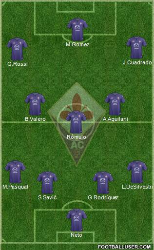Fiorentina Formation 2014