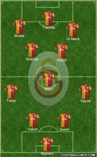 Galatasaray SK Formation 2014