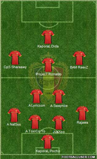 Belgium Formation 2014