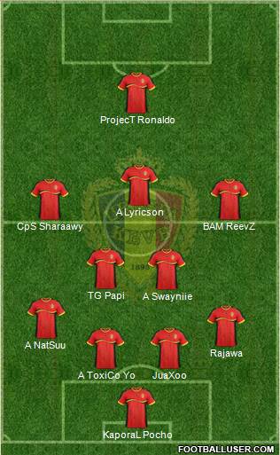 Belgium Formation 2014
