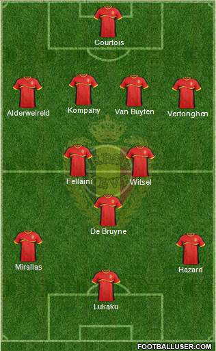 Belgium Formation 2014