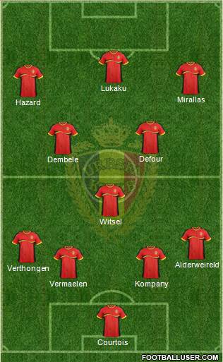 Belgium Formation 2014