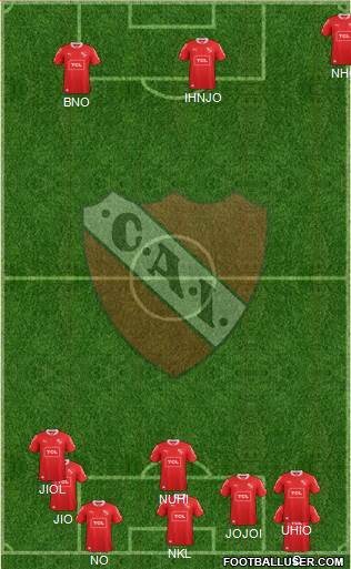 Independiente Formation 2014