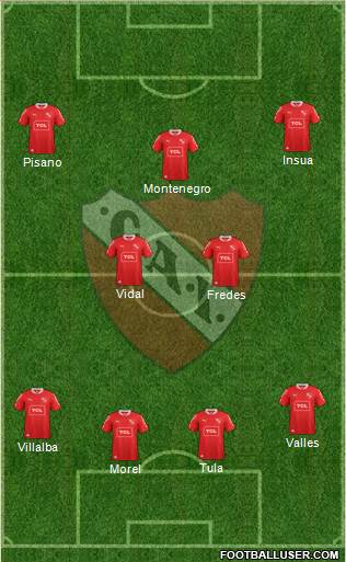 Independiente Formation 2014