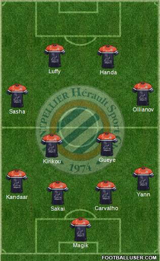 Montpellier Hérault Sport Club Formation 2014