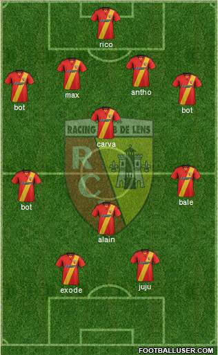 Racing Club de Lens Formation 2014