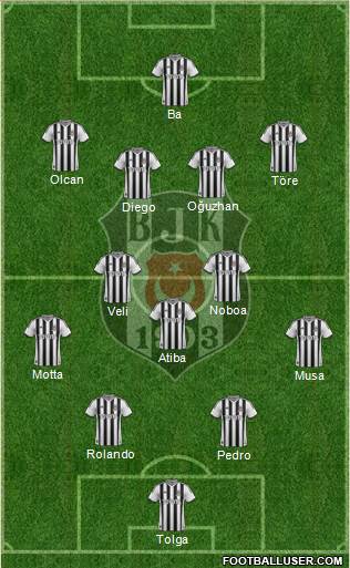 Besiktas JK Formation 2014