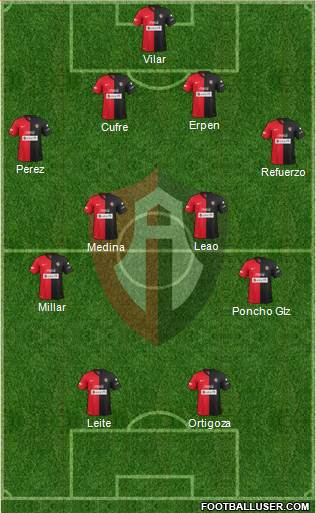 Club Deportivo Atlas Formation 2014