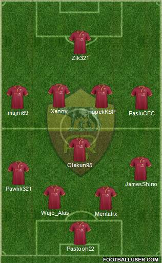 AS Roma Formation 2014