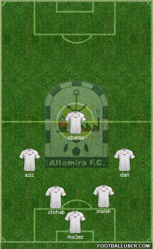 Club Altamira F.C. Formation 2014