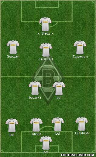 Borussia Mönchengladbach Formation 2014