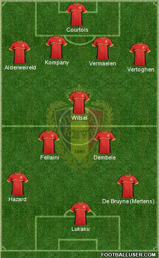 Belgium Formation 2014
