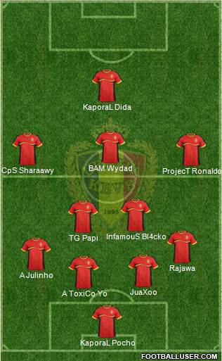 Belgium Formation 2014