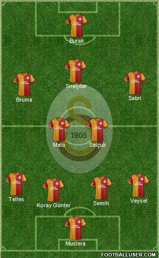 Galatasaray SK Formation 2014