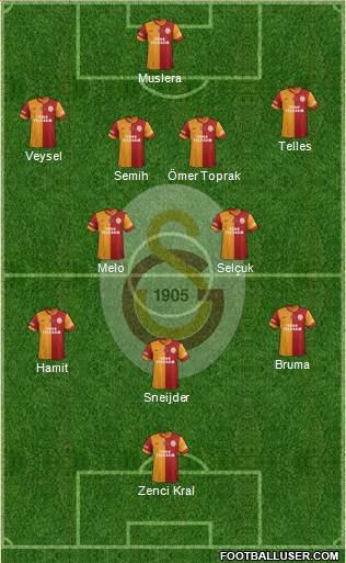 Galatasaray SK Formation 2014