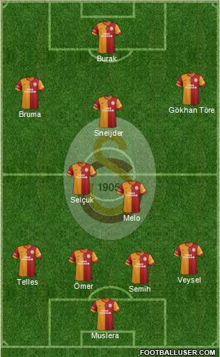 Galatasaray SK Formation 2014