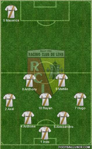 Racing Club de Lens Formation 2014