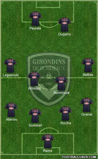 FC Girondins de Bordeaux Formation 2014