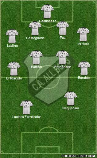 All Boys Formation 2014