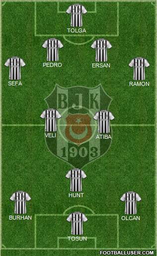 Besiktas JK Formation 2014