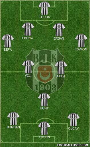 Besiktas JK Formation 2014