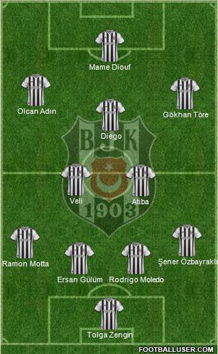 Besiktas JK Formation 2014