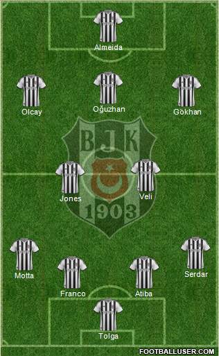 Besiktas JK Formation 2014