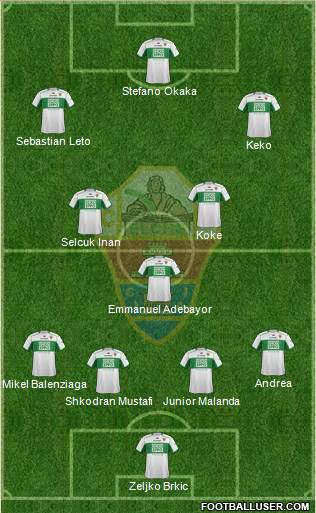 Elche C.F., S.A.D. Formation 2014
