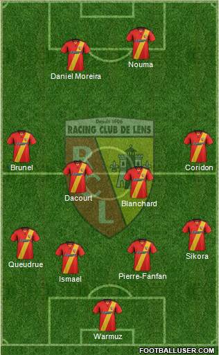 Racing Club de Lens Formation 2014