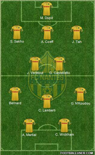 FC Nantes Formation 2014