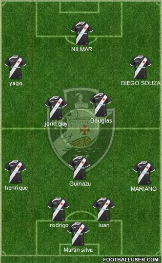 CR Vasco da Gama Formation 2014