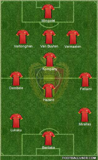 Belgium Formation 2014