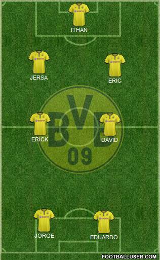 Borussia Dortmund Formation 2014