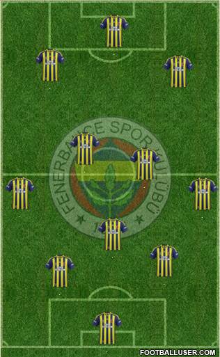 Fenerbahçe SK Formation 2014