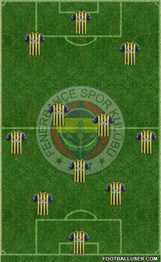 Fenerbahçe SK Formation 2014