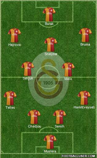 Galatasaray SK Formation 2014