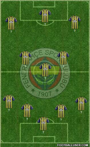 Fenerbahçe SK Formation 2014