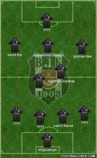 Besiktas JK Formation 2014