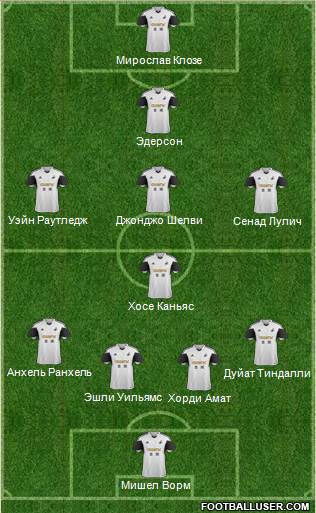Swansea City Formation 2014