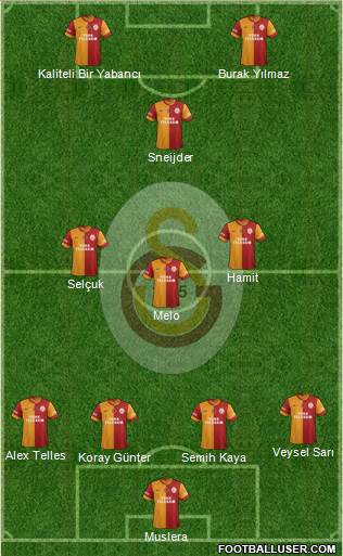 Galatasaray SK Formation 2014