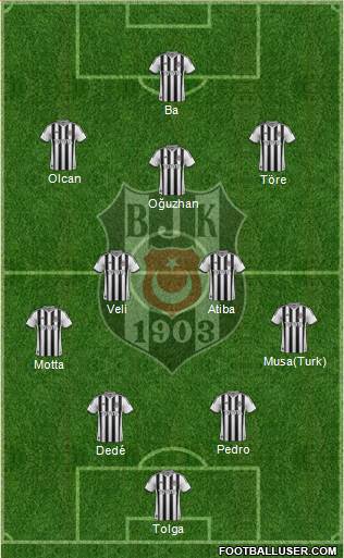 Besiktas JK Formation 2014
