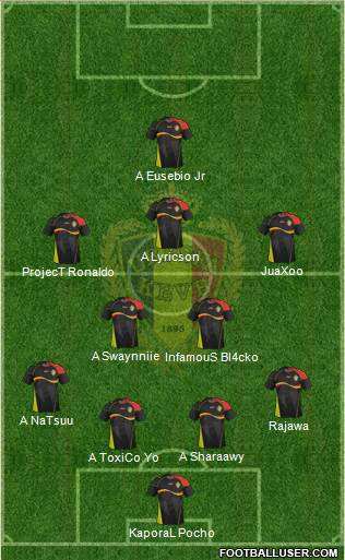 Belgium Formation 2014