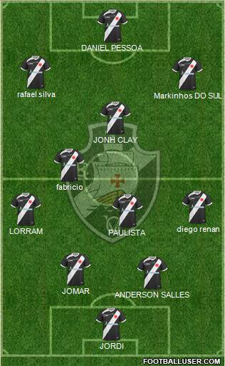 CR Vasco da Gama Formation 2014