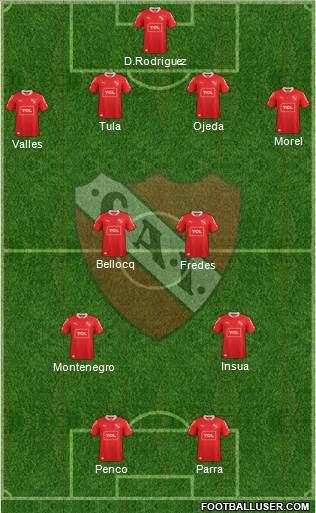 Independiente Formation 2014