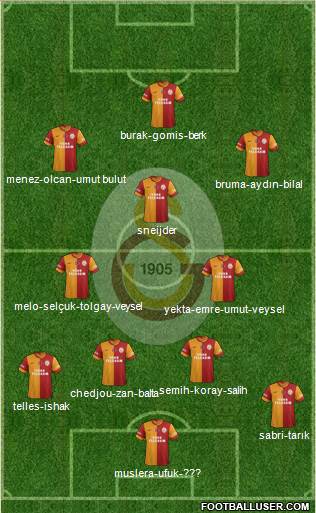 Galatasaray SK Formation 2014
