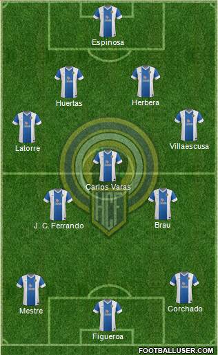 Hércules C.F., S.A.D. Formation 2014