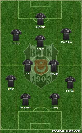Besiktas JK Formation 2014