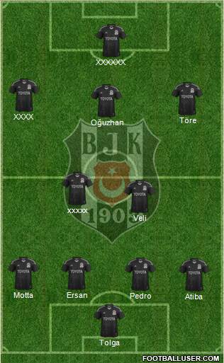 Besiktas JK Formation 2014