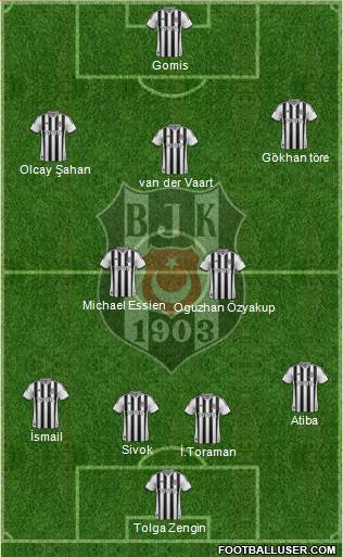 Besiktas JK Formation 2014