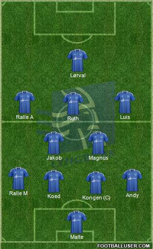 Lyngby Boldklub af 1921 Formation 2014